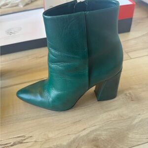 Vince Camuto Deep Viridian Green Heeled Boots